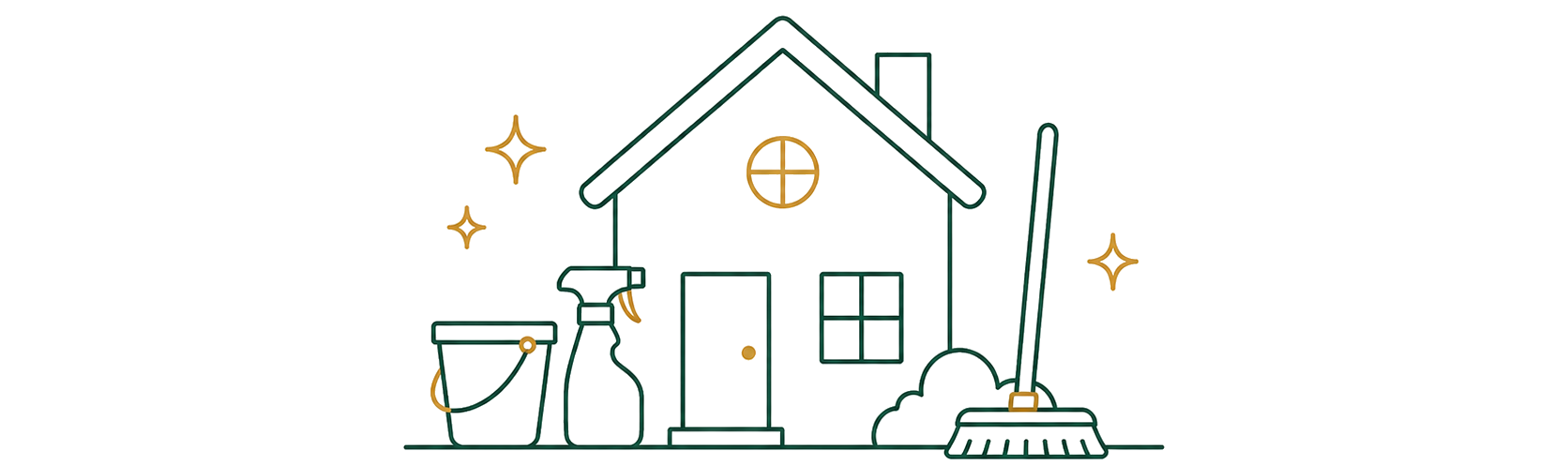 Cleaning equipment and a home